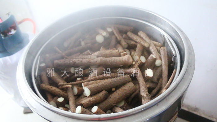 山藥釀酒技術-蒸煮 山藥釀酒技術-蒸煮